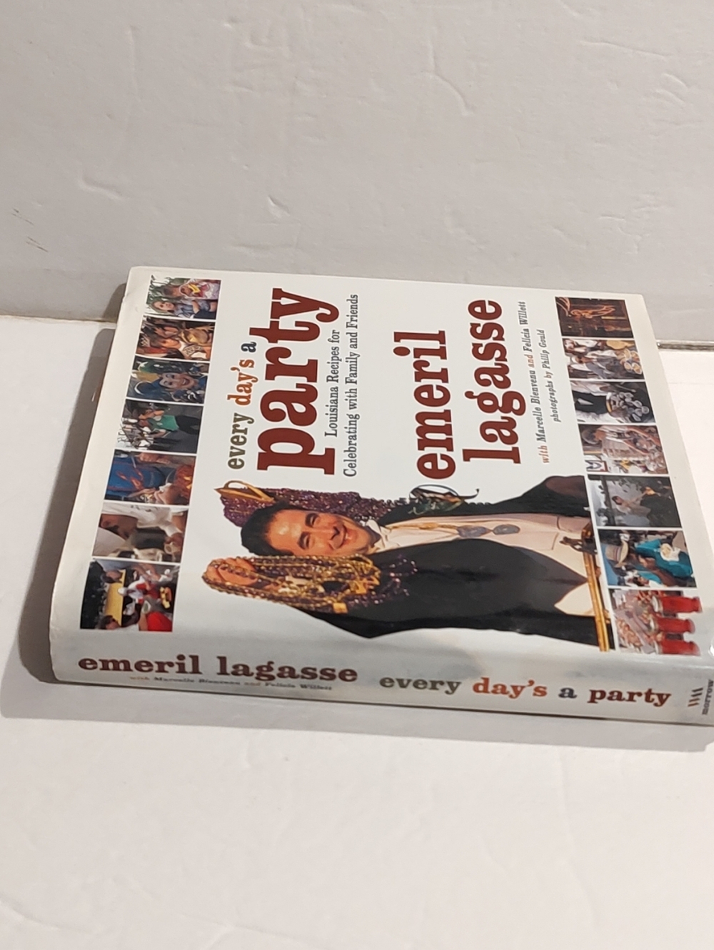 Emeril Lagasse "Every Day's a Party" Cookbook - White Cover 1999 Signed
